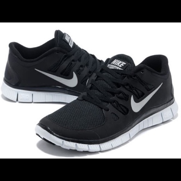black and gray nikes